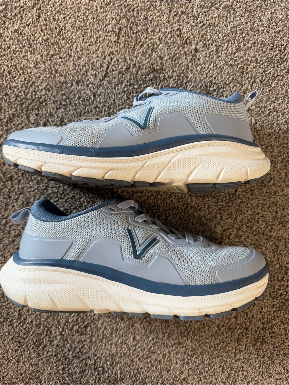 Vionic Walk Max Skyway Blue Knit Athletic Sneakers Women's Size 7